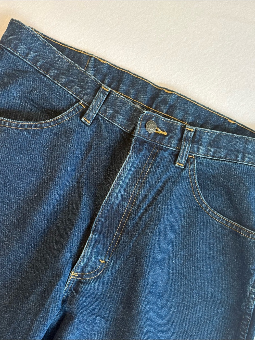 Wrangler Five Star Dark Wash Stretch Straight 5-Pocket Denim Jeans Men NWT 34X32